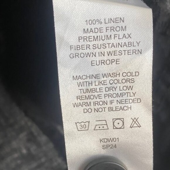 Quince 100% European Linen Jacket in Black XSmall - Picture 5 of 5